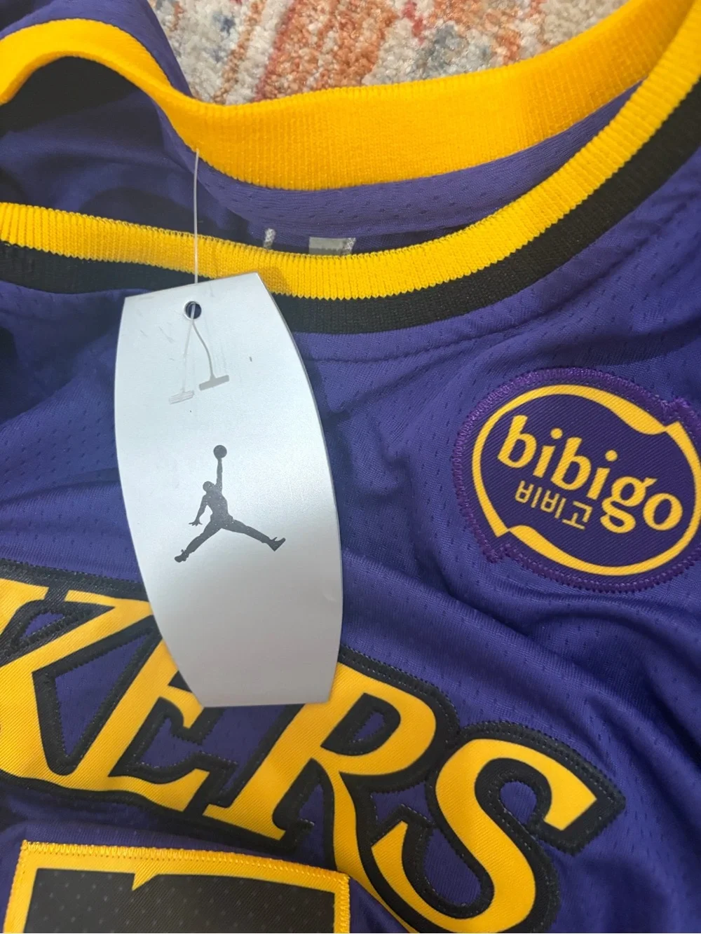 Luka Dončić Los Angeles Lakers Yellow, and Purple Jerseys. Size 52/XL